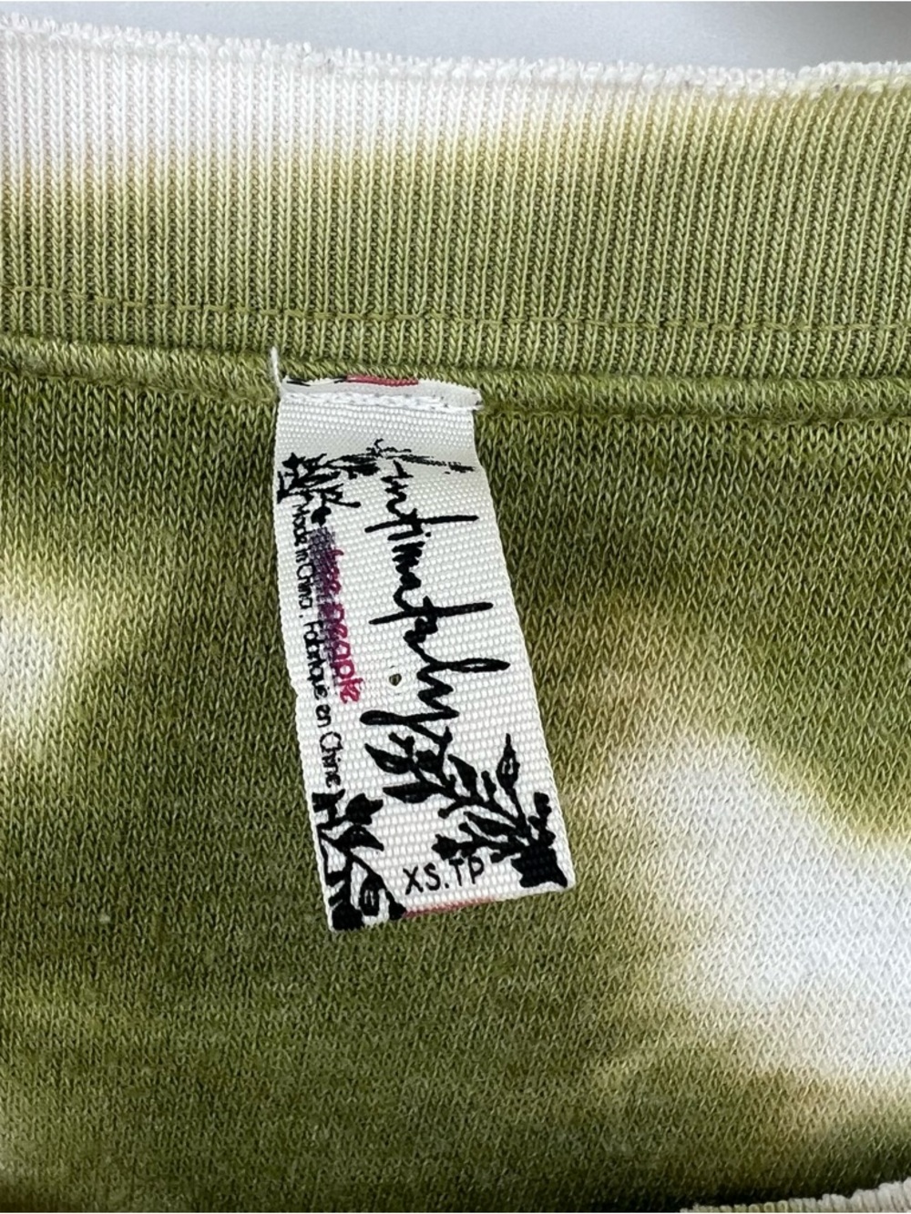 Free People Kelly Washed Tie Dye Sweatshirt XS - Picture 3 of 5